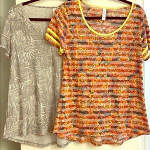 2 LuLaRoe Shirts